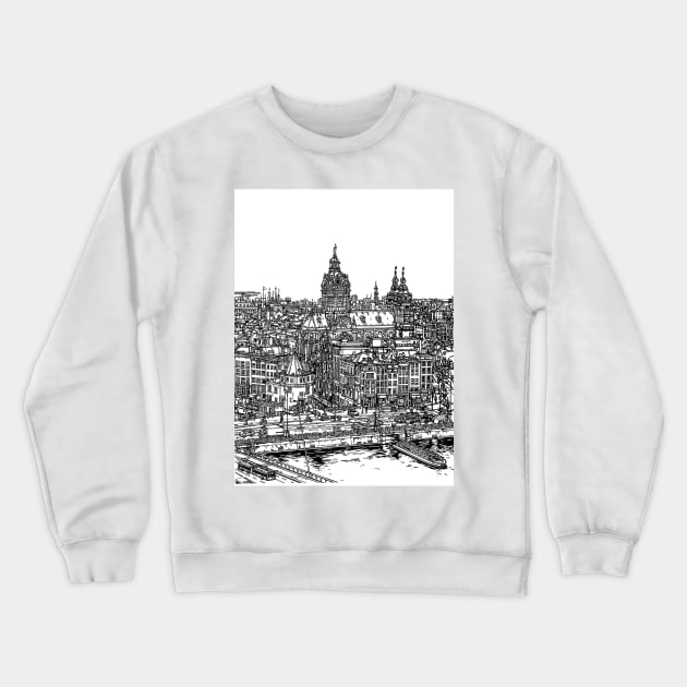 Amsterdam Crewneck Sweatshirt by valery in the gallery